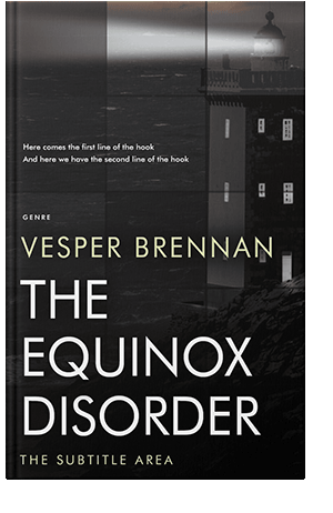 Pre Made Book Cover Cod Gray