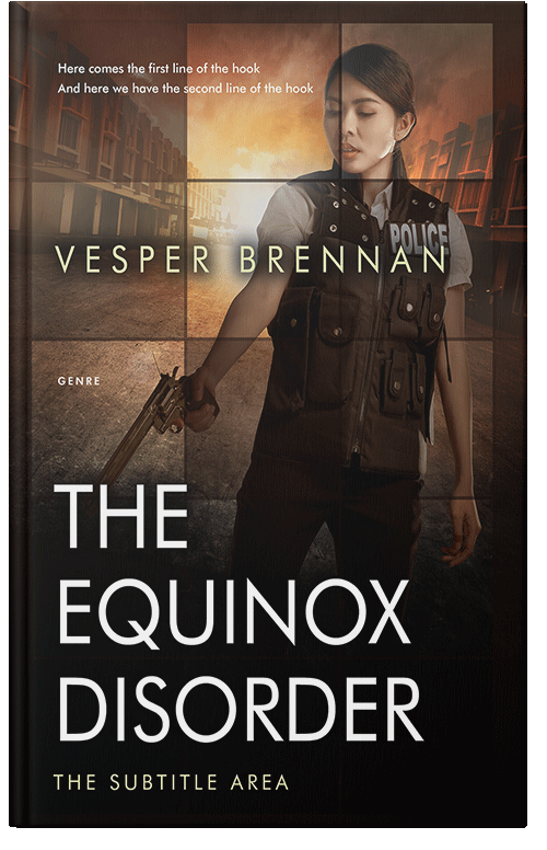 Front view of Premade Mystery & Thriller & Suspense Book Cover - Night Rider