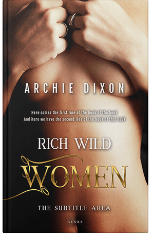 Premade Book Cover Tan