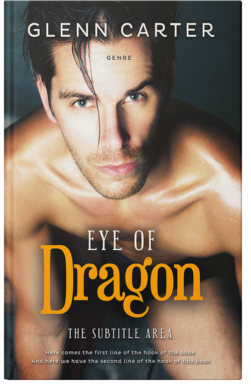 Front view of Premade Erotica Book Cover - Shark