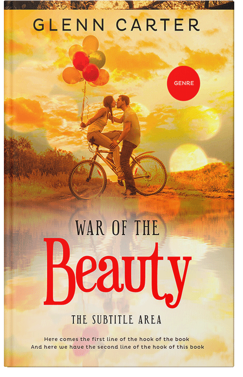 Front view of Premade Romance Book Cover - Wheat