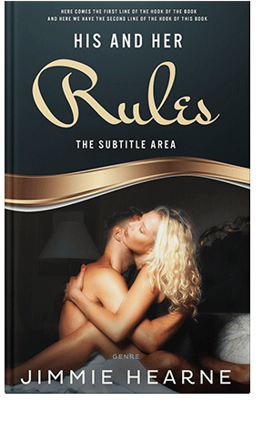 Pre Made Book Cover Tan