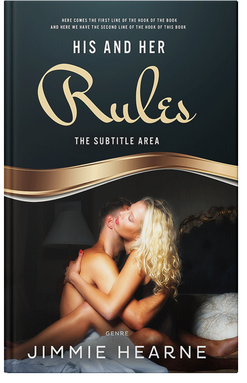 Front view of Premade Erotica Book Cover - Tan