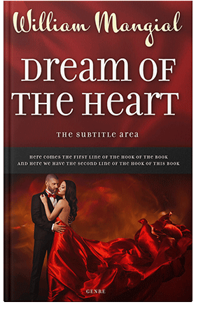 Pre Made Book Cover Mahogany