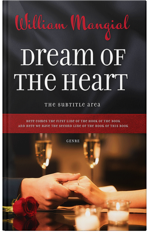 Front view of Premade Romance Book Cover - Japonica