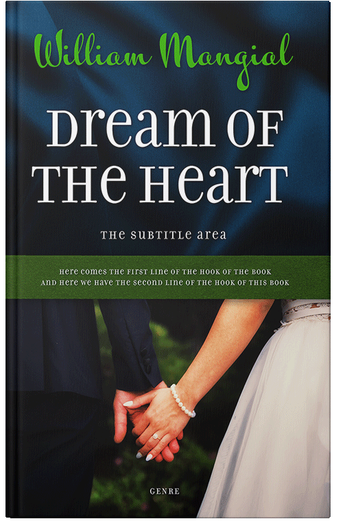Front view of Premade Romance Book Cover - Cameo