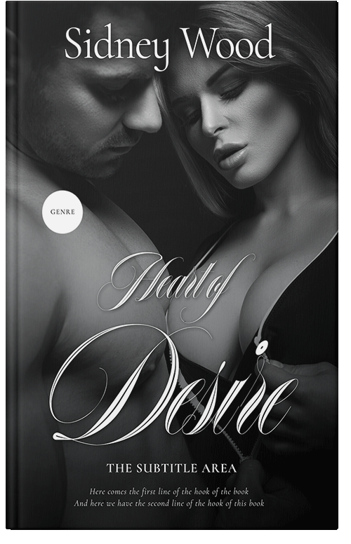 Front view of Premade Erotica Book Cover - Shark