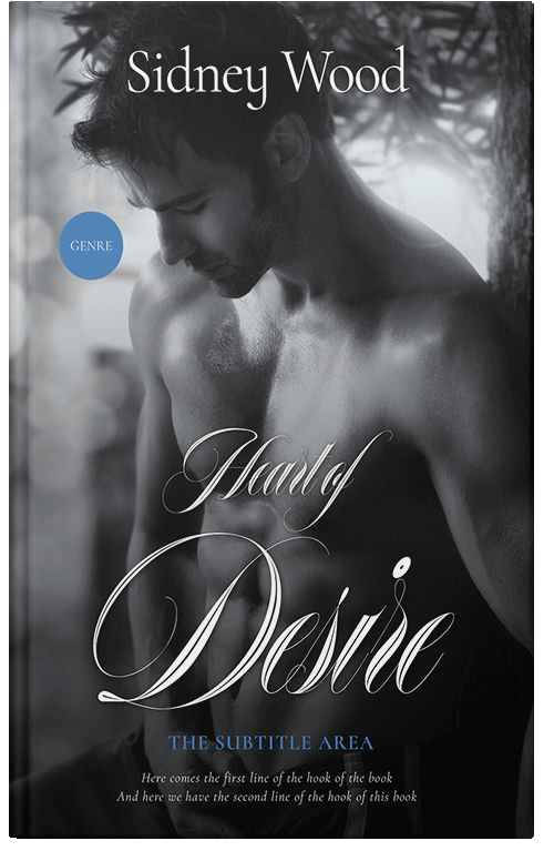 Front view of Premade Erotica Book Cover - Shark