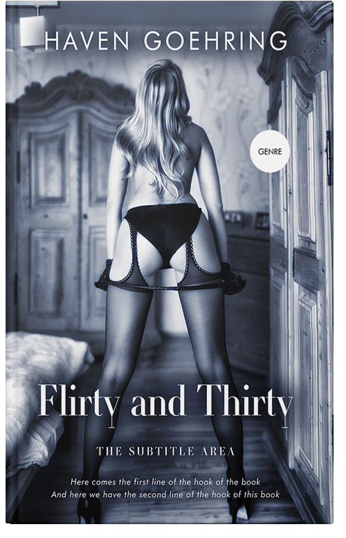 Front view of Premade Erotica Book Cover - River Bed