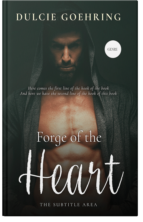 Front view of Premade Erotica Book Cover - Log Cabin