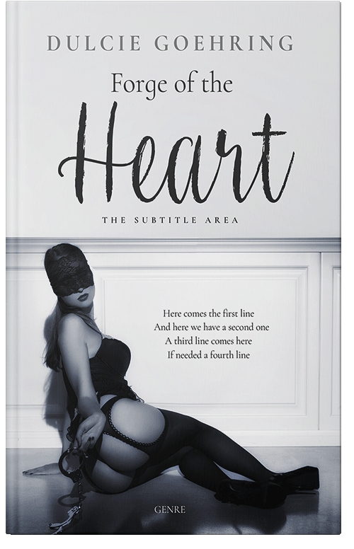 Front view of Premade Erotica Book Cover - Shark