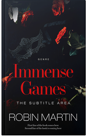Premade Book Cover Ebony