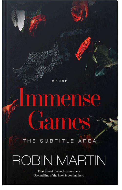 Front view of Premade Erotica Book Cover - Ebony