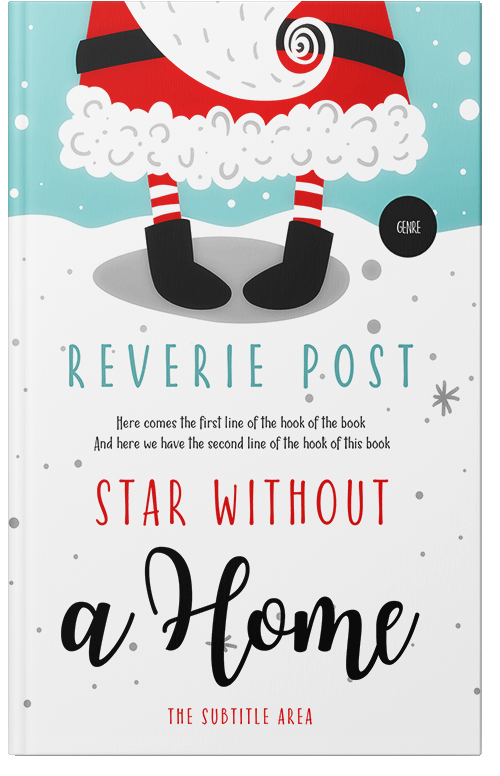 Front view of Premade Children's Book Cover - Shadow Green