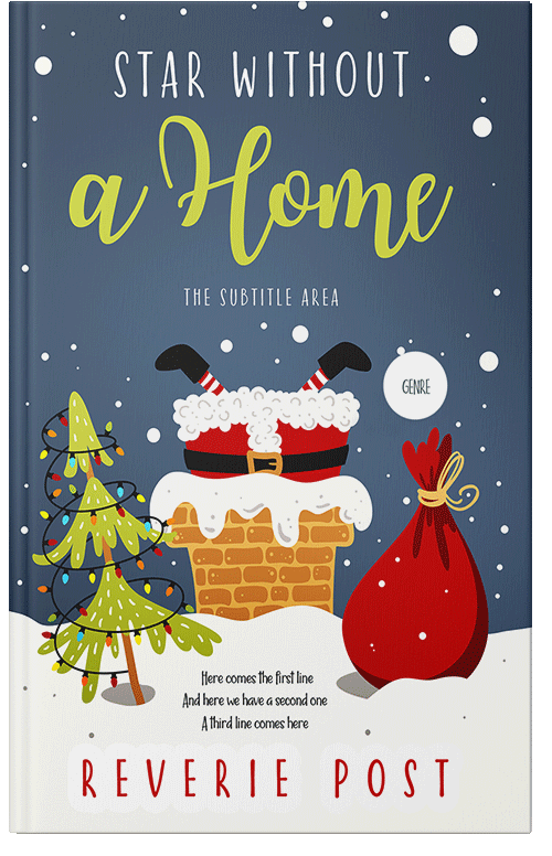 Front view of Premade Abstract Book Cover - Gold Sand