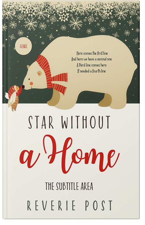 Front view of Premade Nature Book Cover - Heavy Metal