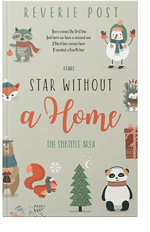 Pre Made Book Cover Moon Mist