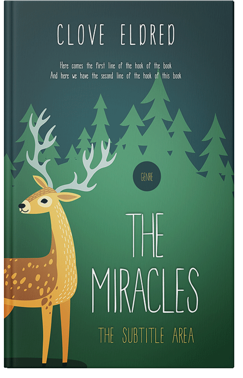 Front view of Premade Children's Book Cover - Stromboli