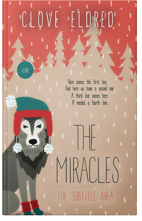 Front view of Premade Children's Book Cover - Akaroa