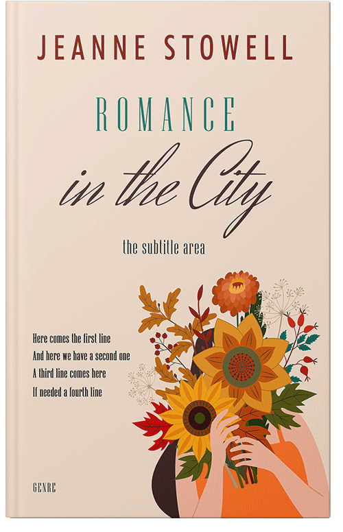 Front view of Premade Romance Book Cover - Albescent White