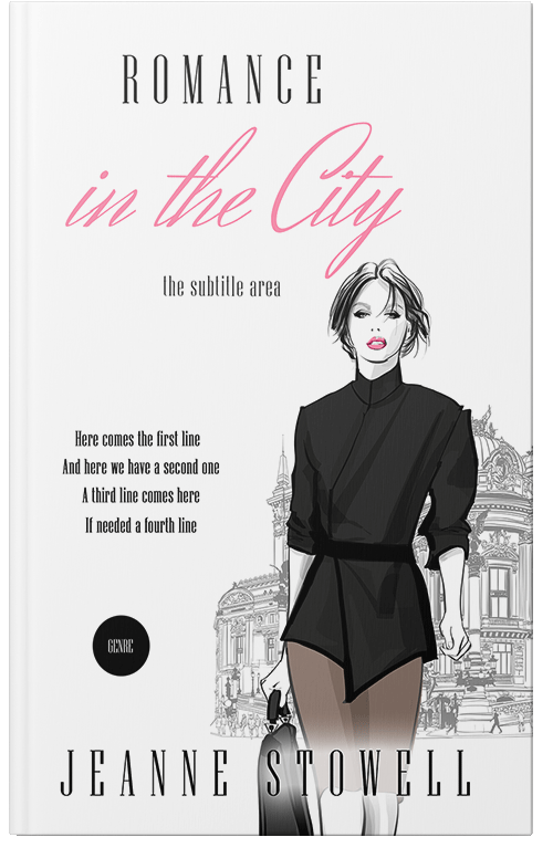 Front view of Premade Business Book Cover - Soft Peach