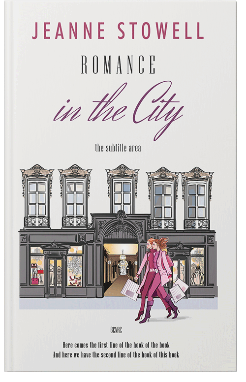 Front view of Premade Chick Lit Book Cover - Desert Storm