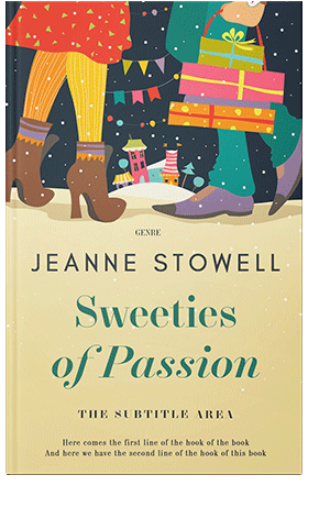 Pre Made Book Cover Blue Dianne