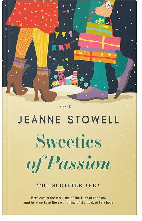 Front view of Premade Chick Lit Book Cover - Blue Dianne