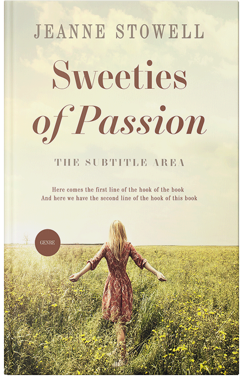 Front view of Premade Romance Book Cover - Coconut Cream