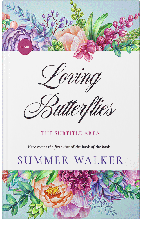 Front view of Premade Romance Book Cover - Gray Suit