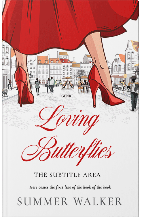 Front view of Premade Chick Lit Book Cover - Bizarre