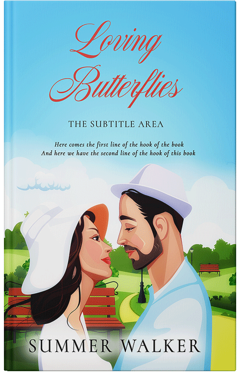 Front view of Premade Chick Lit Book Cover - Botticelli