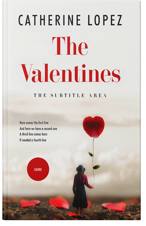 Front view of Premade Romance Book Cover - Pampas