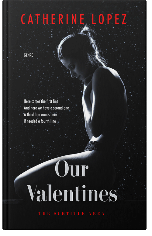 Front view of Premade Erotica Book Cover - Cod Gray