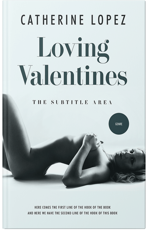 Front view of Premade Erotica Book Cover - Catskill White