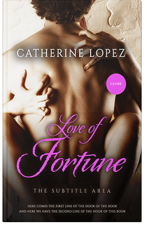 Premade Book Cover Cavern Pink