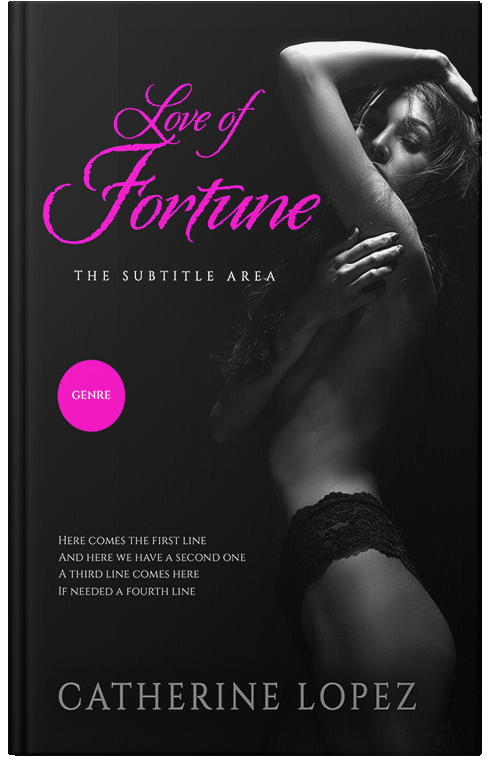 Front view of Premade Erotica Book Cover - Cod Gray