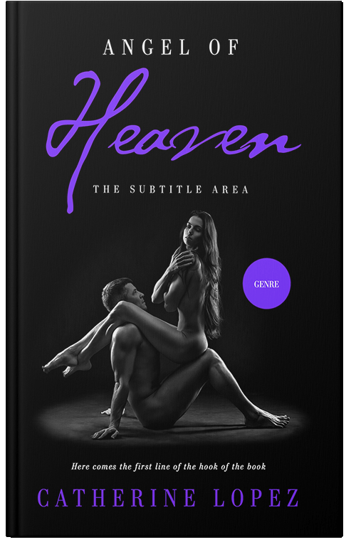 Front view of Premade Erotica Book Cover - Cod Gray