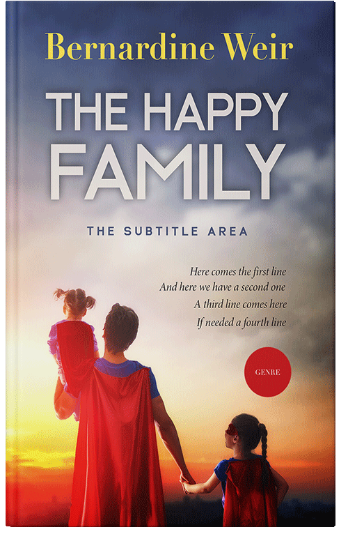 Front view of Premade Family & Parenting Book Cover - Martinique