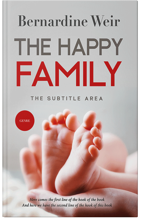 Front view of Premade Family & Parenting Book Cover - Swiss Coffee