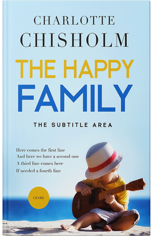 Front view of Premade Travel Book Cover - Mint Tulip