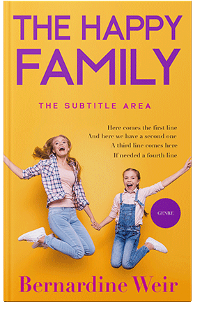 Pre Made Book Cover Lightning Yellow