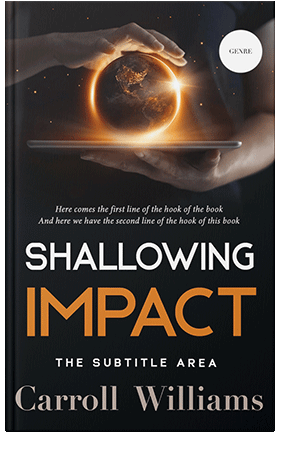 Pre Made Book Cover Antique Brass