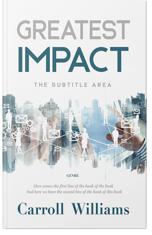 Front view of Premade Business Book Cover - Tiara