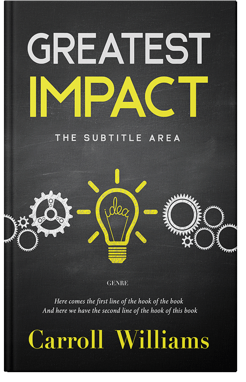 Front view of Premade Business Book Cover - Shark