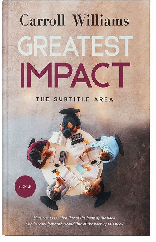 Front view of Premade Education Book Cover - Soft Amber