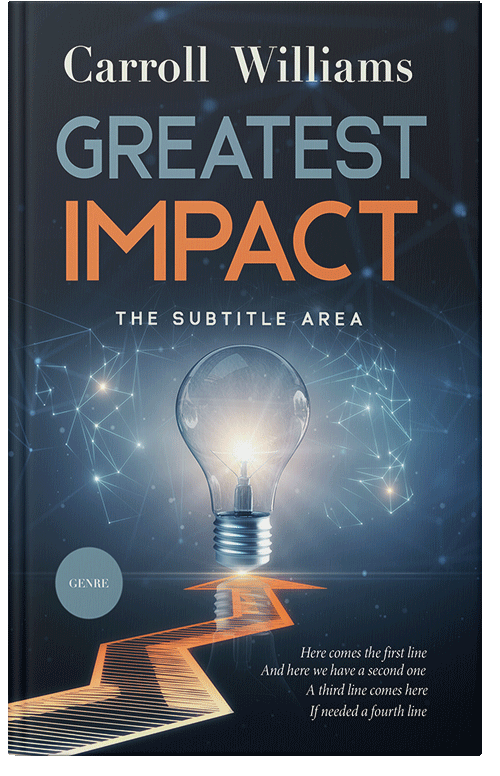 Front view of Premade Business Book Cover - Rodeo Dust