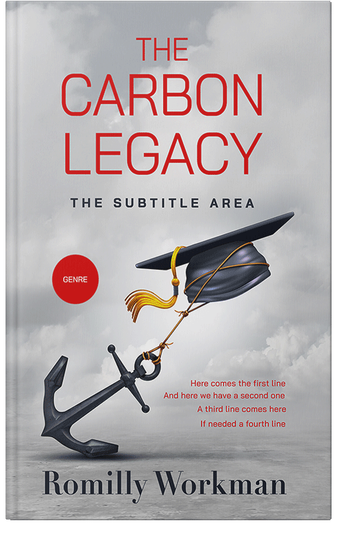 Front view of Premade Self-Improvement & Self-Help Book Cover - French Gray