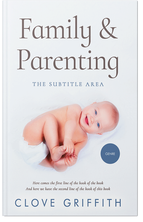 Front view of Premade Family & Parenting Book Cover - Wild Sand