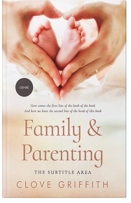 Front view of Premade Health & Mind & Body Book Cover - Albescent White